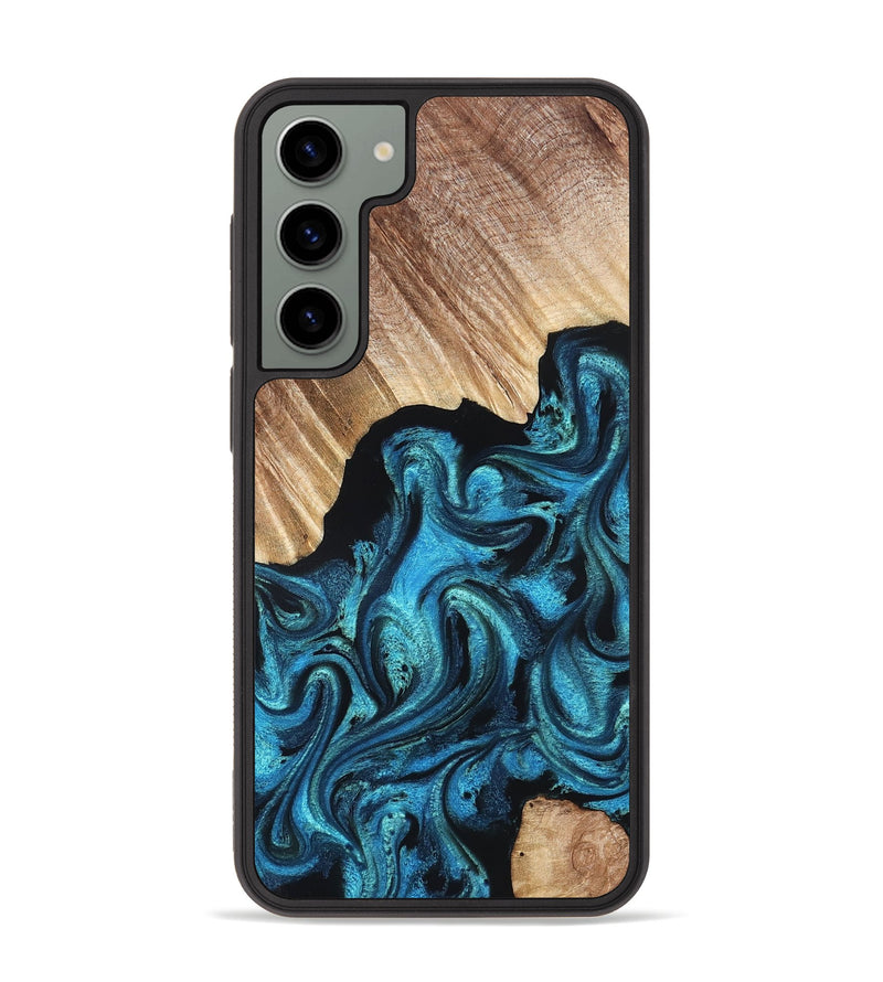 Galaxy S23 Plus Wood Phone Case - Raya (Blue, 823152)