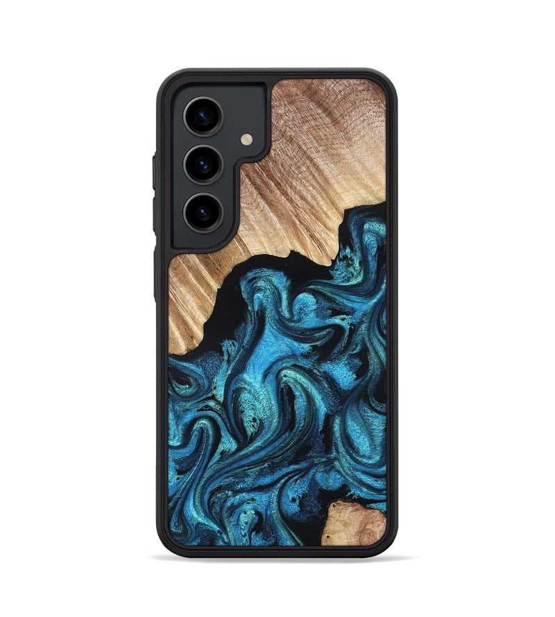 Galaxy S24 Wood Phone Case - Raya (Blue, 823152)