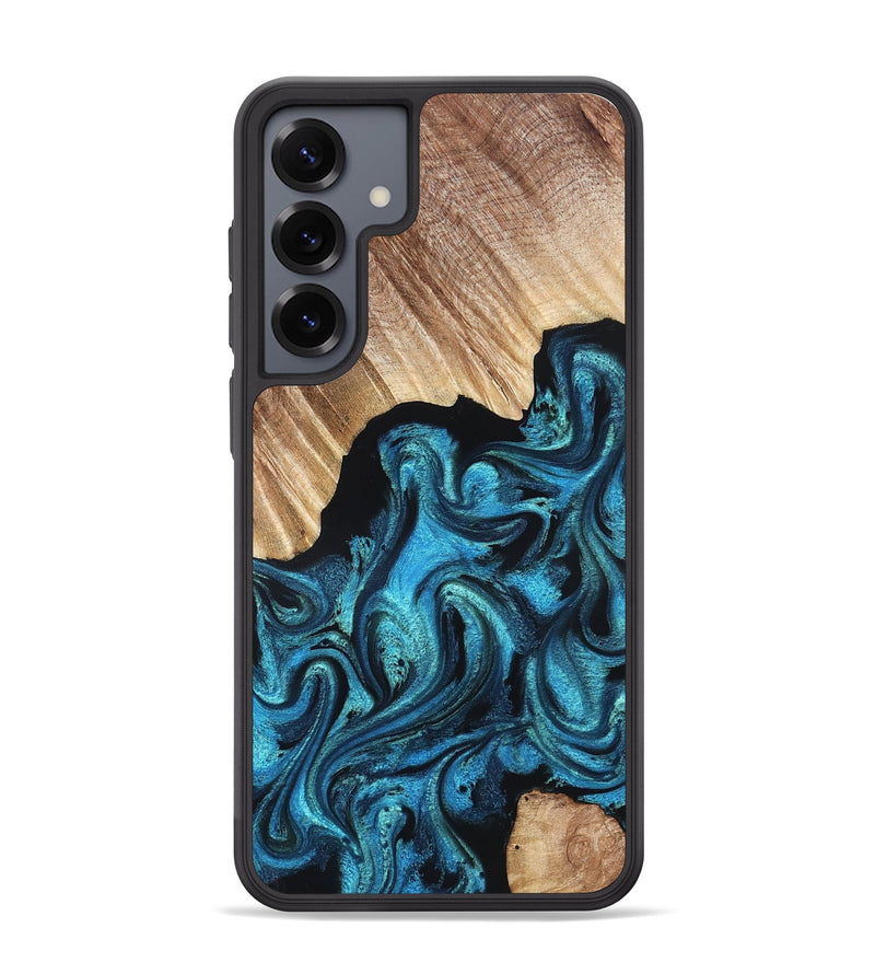Galaxy S25 Plus Wood Phone Case - Raya (Blue, 823152)