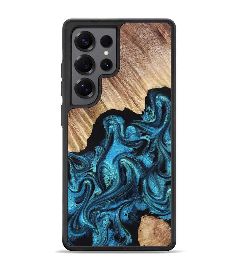 Galaxy S25 Ultra Wood Phone Case - Raya (Blue, 823152)