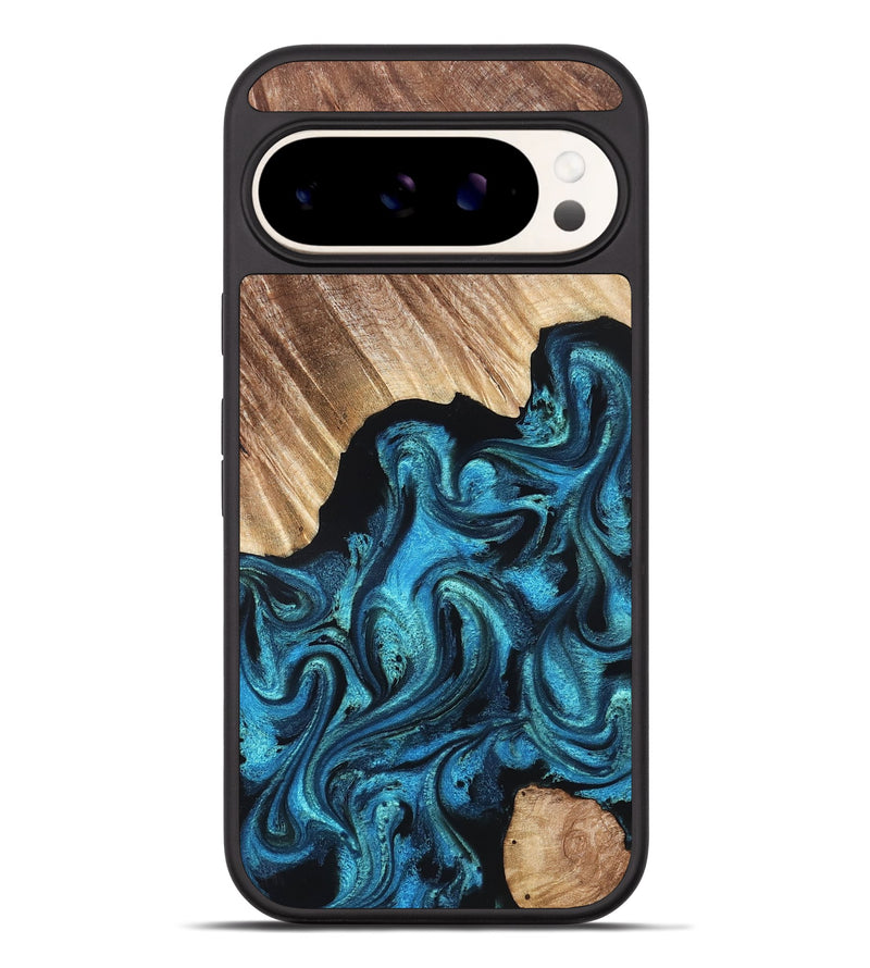 Pixel 9 Pro XL Wood Phone Case - Raya (Blue, 823152)