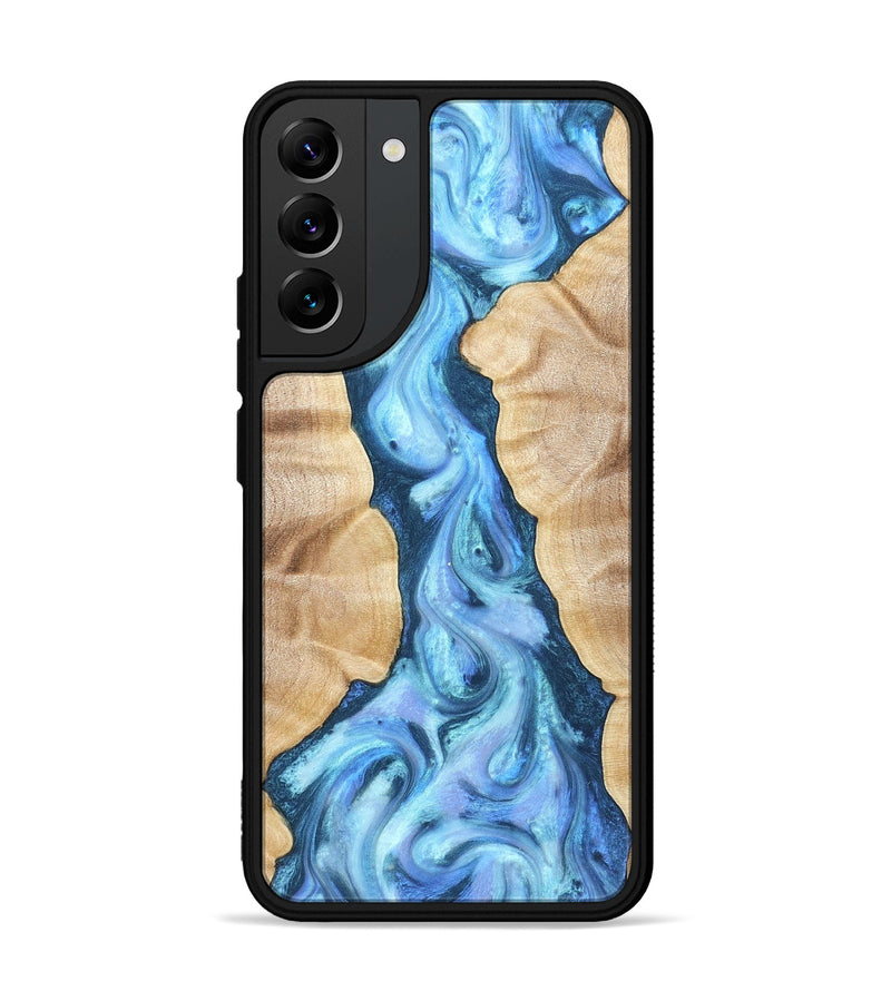 Galaxy S22 Plus Wood Phone Case - Ashanti (Blue, 823153)