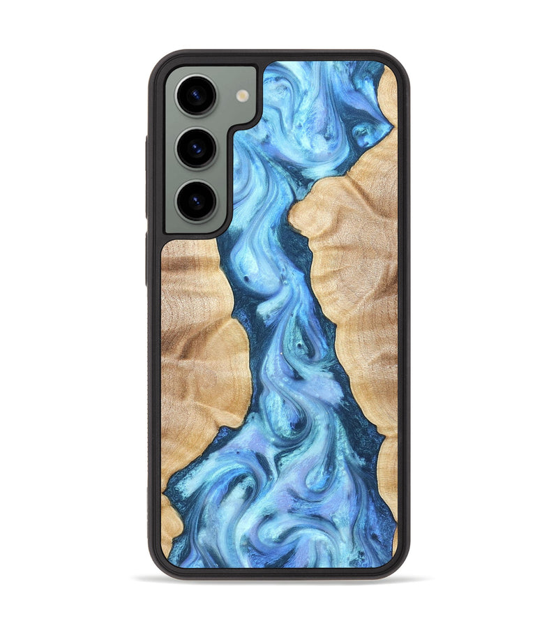 Galaxy S23 Plus Wood Phone Case - Ashanti (Blue, 823153)