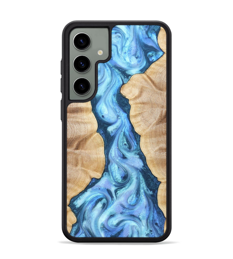 Galaxy S24 Plus Wood Phone Case - Ashanti (Blue, 823153)