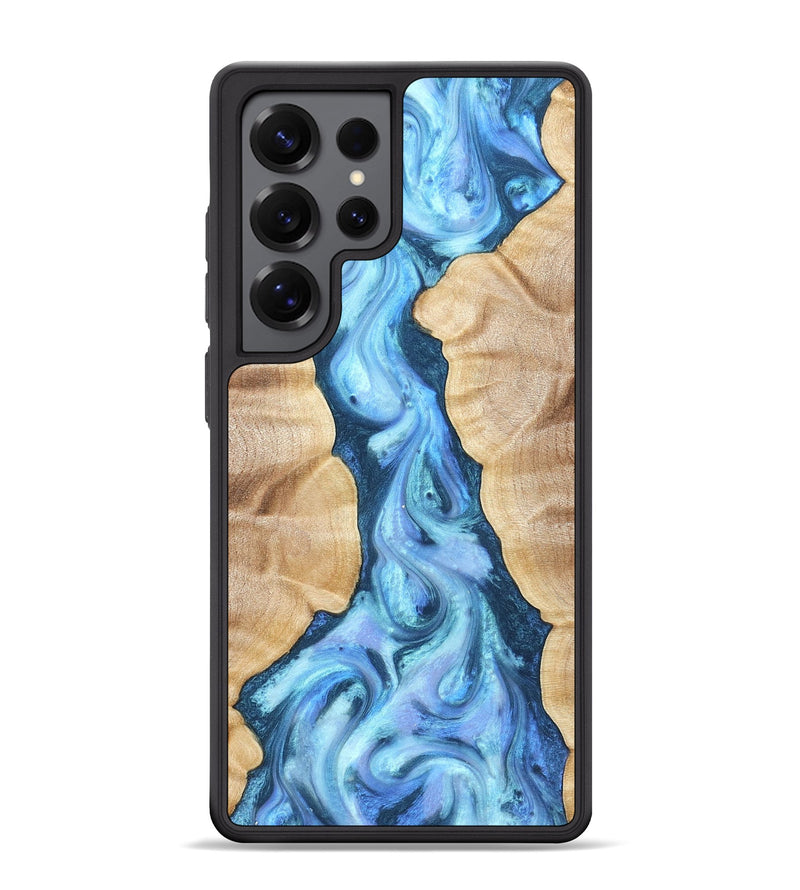 Galaxy S25 Ultra Wood Phone Case - Ashanti (Blue, 823153)