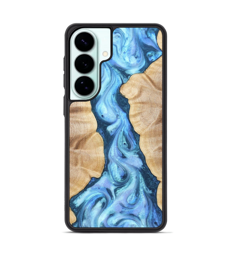 Galaxy S26 Plus Wood Phone Case - Ashanti (Blue, 823153)