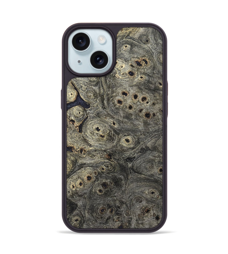 iPhone 15 Wood Phone Case - Efrain (Wood Burl, 823154)