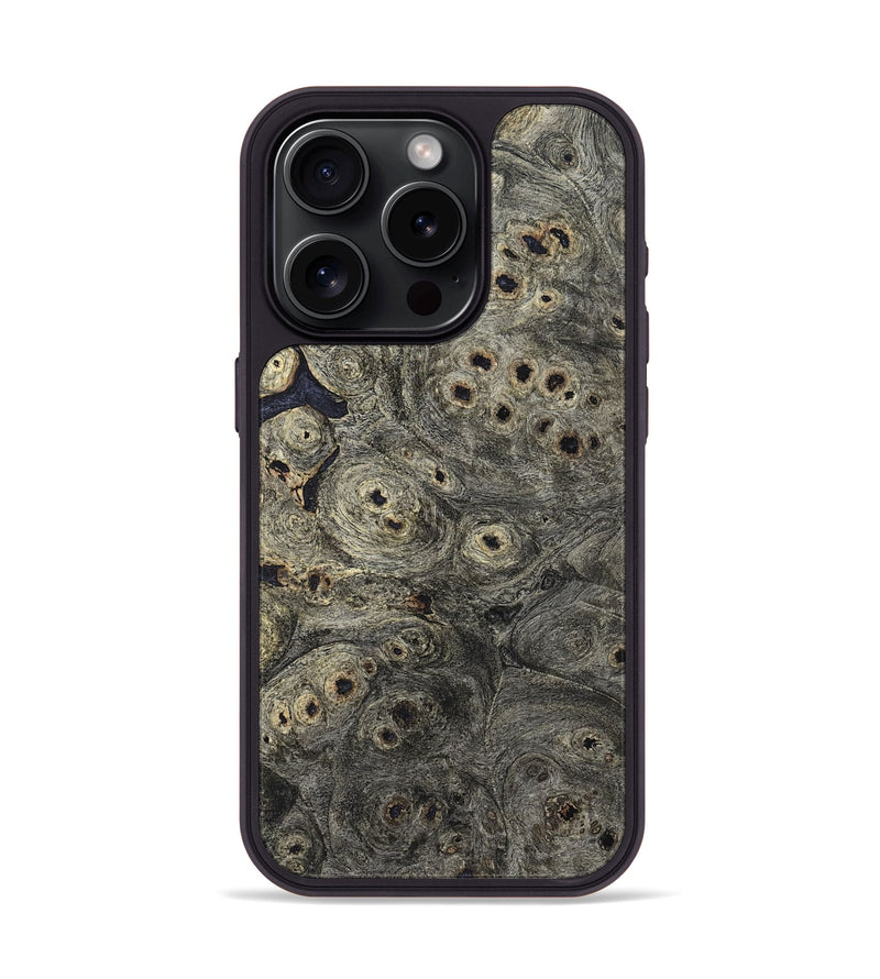 iPhone 15 Pro Wood Phone Case - Efrain (Wood Burl, 823154)