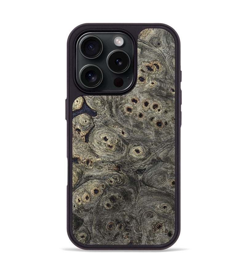 iPhone 16 Pro Wood Phone Case - Efrain (Wood Burl, 823154)