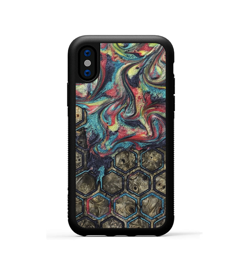 iPhone Xs Wood Phone Case - Yaakov (Pattern, 823160)