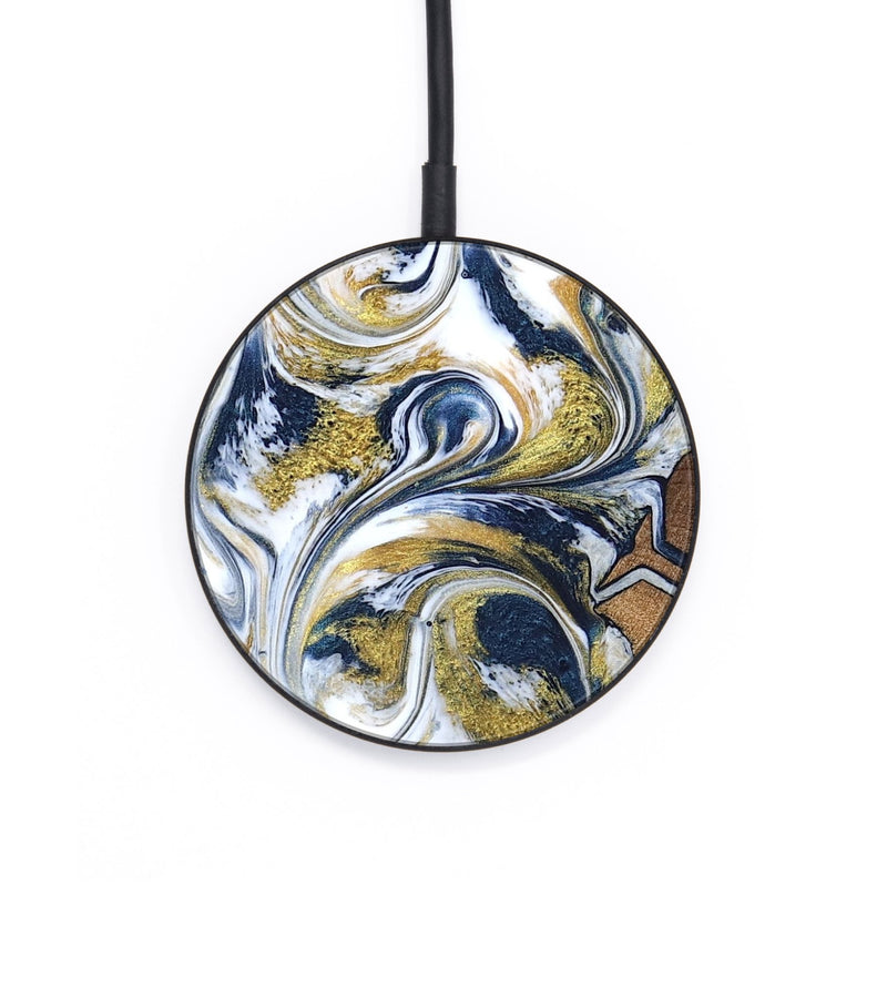 Circle Wood Wireless Charger - Judi (Pattern, 823162)