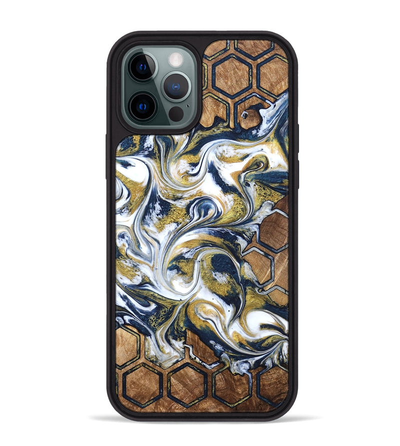 iPhone 12 Pro Max Wood Phone Case - Judi (Pattern, 823162)