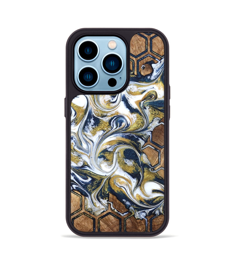 iPhone 14 Pro Wood Phone Case - Judi (Pattern, 823162)