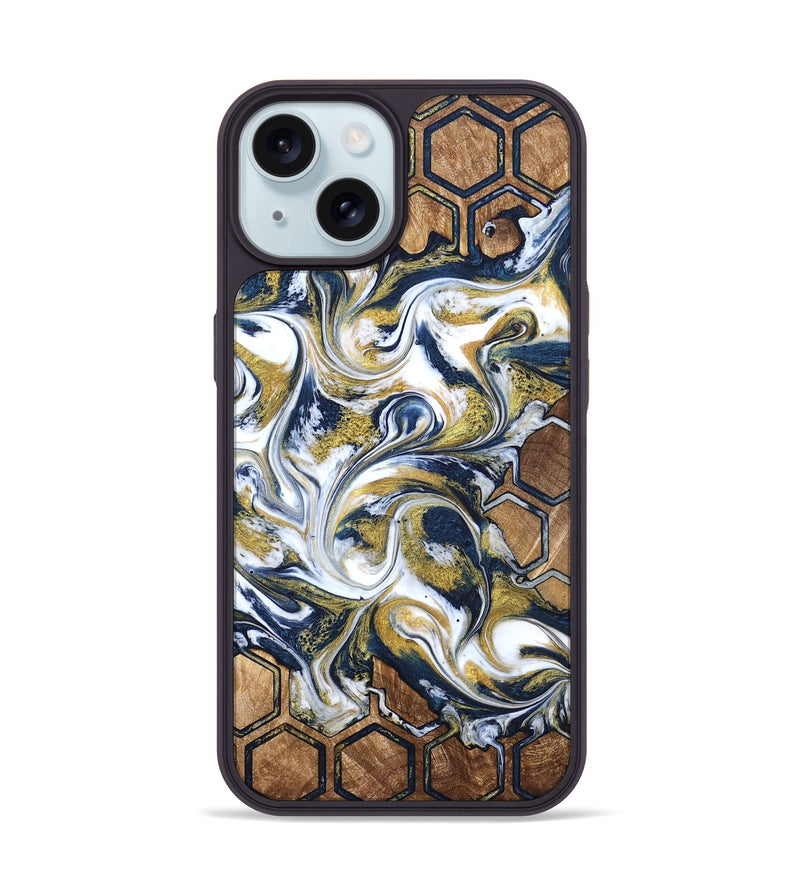 iPhone 15 Wood Phone Case - Judi (Pattern, 823162)