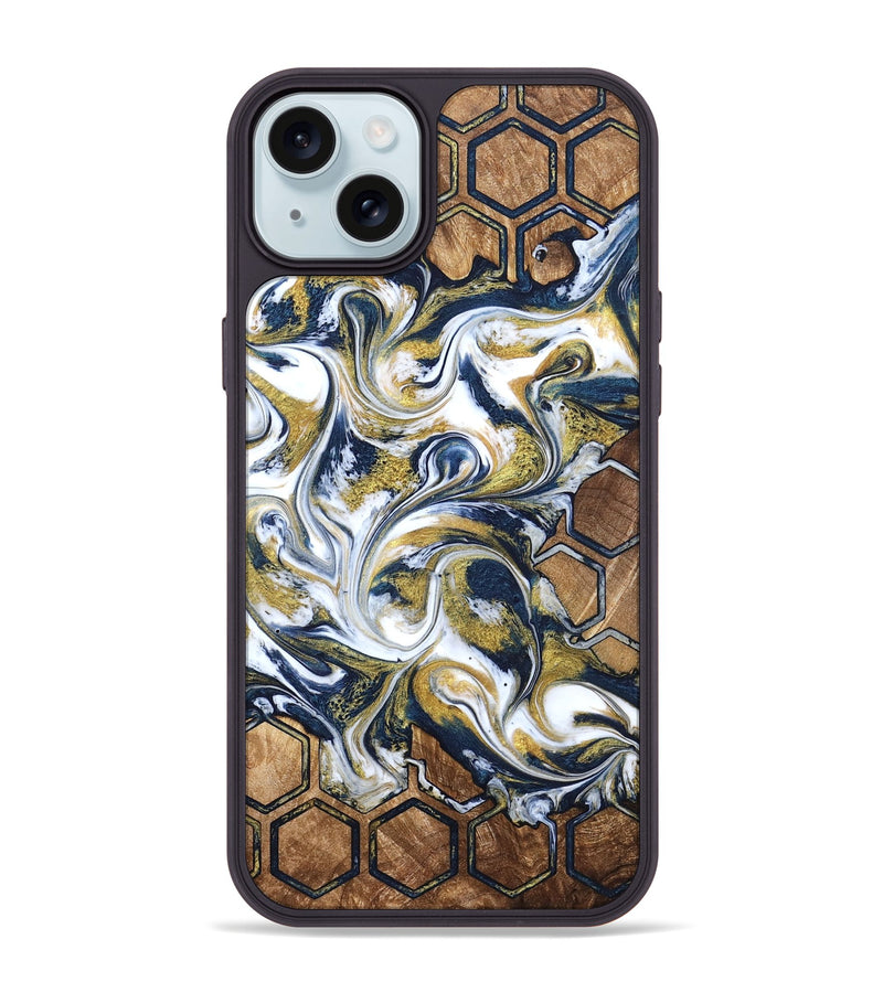 iPhone 15 Plus Wood Phone Case - Judi (Pattern, 823162)