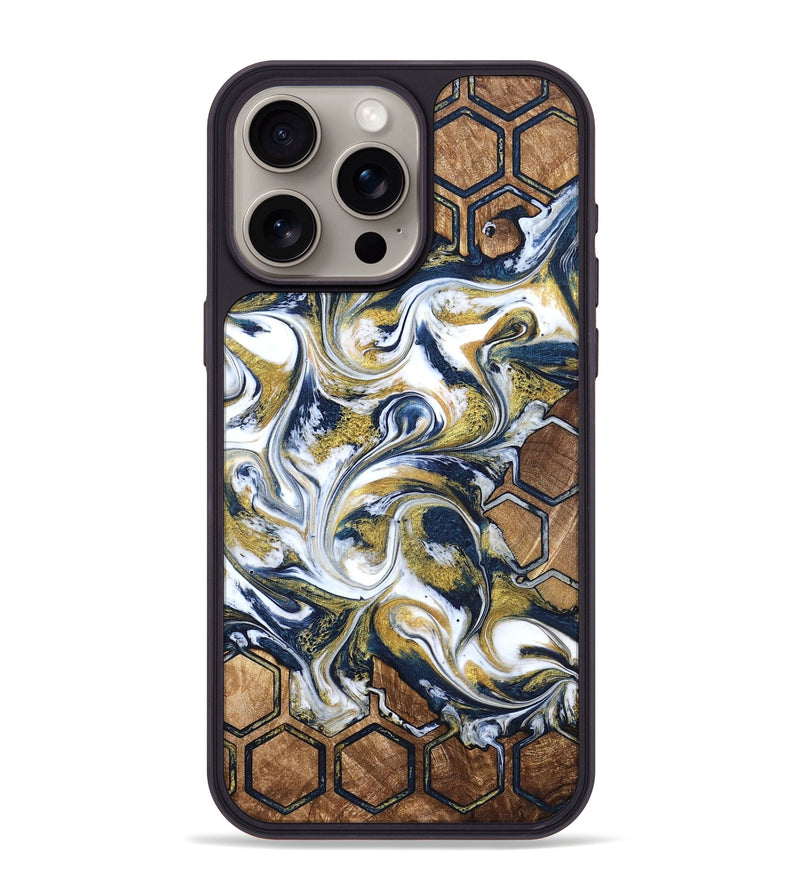 iPhone 15 Pro Max Wood Phone Case - Judi (Pattern, 823162)