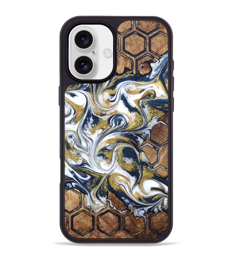 iPhone 16 Plus Wood Phone Case - Judi (Pattern, 823162)