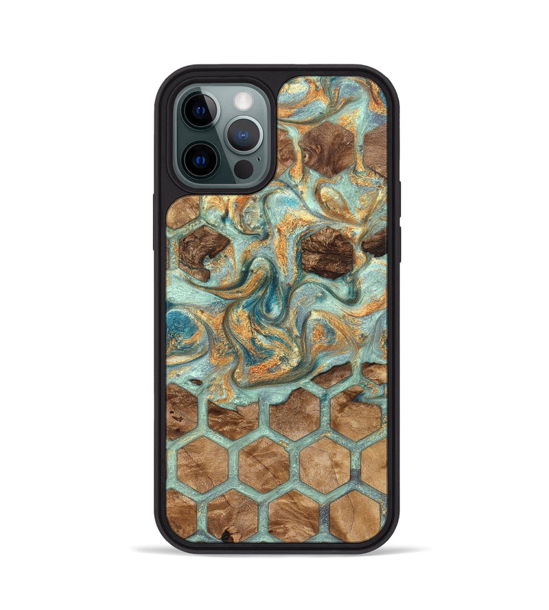 iPhone 12 Pro Wood Phone Case - Raheem (Pattern, 823166)