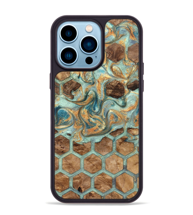 iPhone 14 Pro Max Wood Phone Case - Raheem (Pattern, 823166)