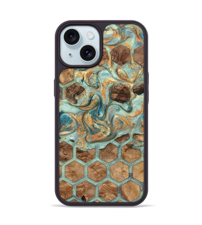 iPhone 15 Wood Phone Case - Raheem (Pattern, 823166)