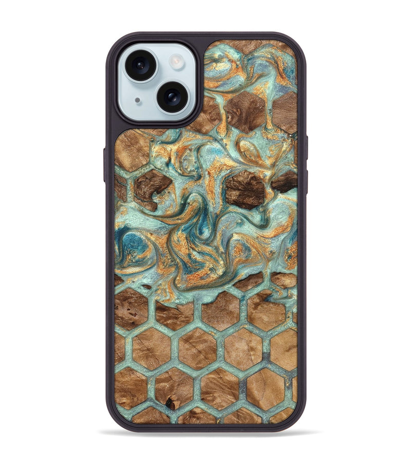 iPhone 15 Plus Wood Phone Case - Raheem (Pattern, 823166)