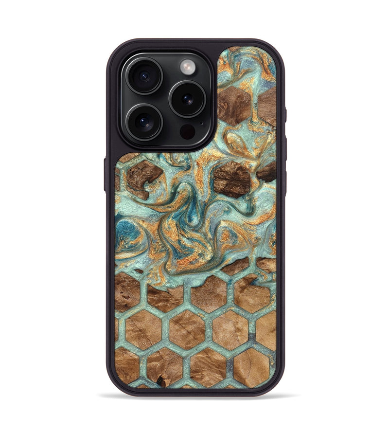 iPhone 15 Pro Wood Phone Case - Raheem (Pattern, 823166)