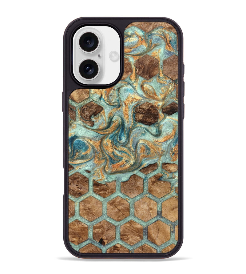 iPhone 16 Plus Wood Phone Case - Raheem (Pattern, 823166)
