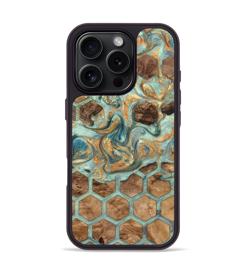 iPhone 16 Pro Wood Phone Case - Raheem (Pattern, 823166)