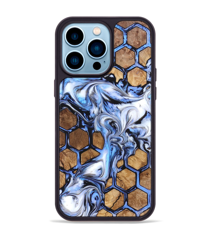 iPhone 14 Pro Max Wood Phone Case - Alysia (Pattern, 823167)