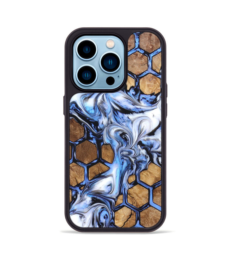 iPhone 14 Pro Wood Phone Case - Alysia (Pattern, 823167)