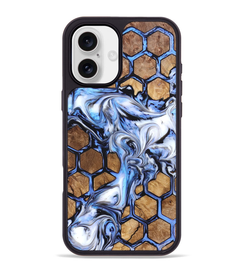 iPhone 16 Plus Wood Phone Case - Alysia (Pattern, 823167)