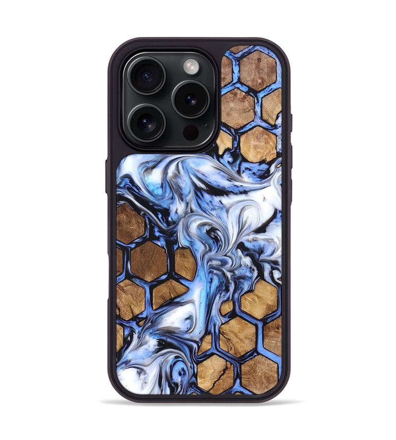 iPhone 16 Pro Wood Phone Case - Alysia (Pattern, 823167)