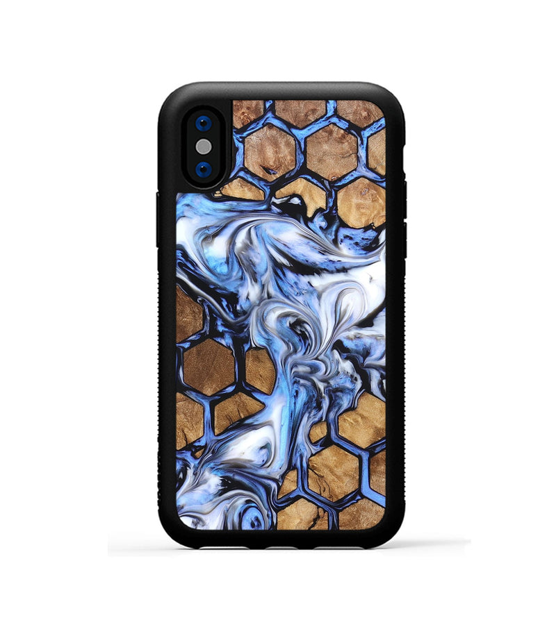 iPhone Xs Wood Phone Case - Alysia (Pattern, 823167)