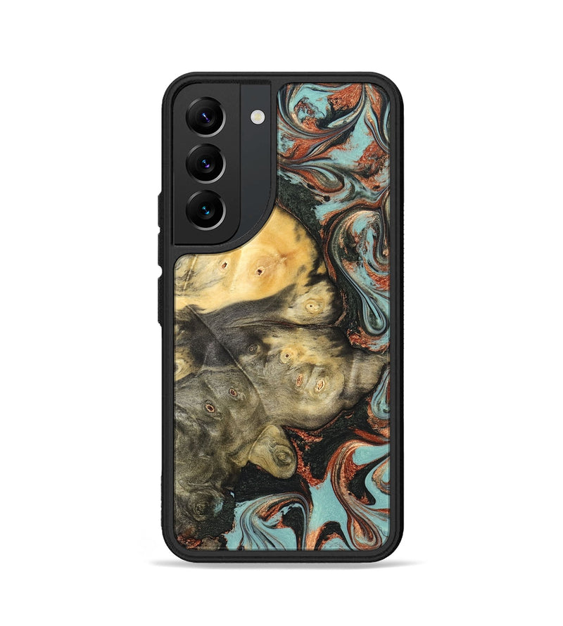 Galaxy S22 Wood Phone Case - Johana (Green, 823174)