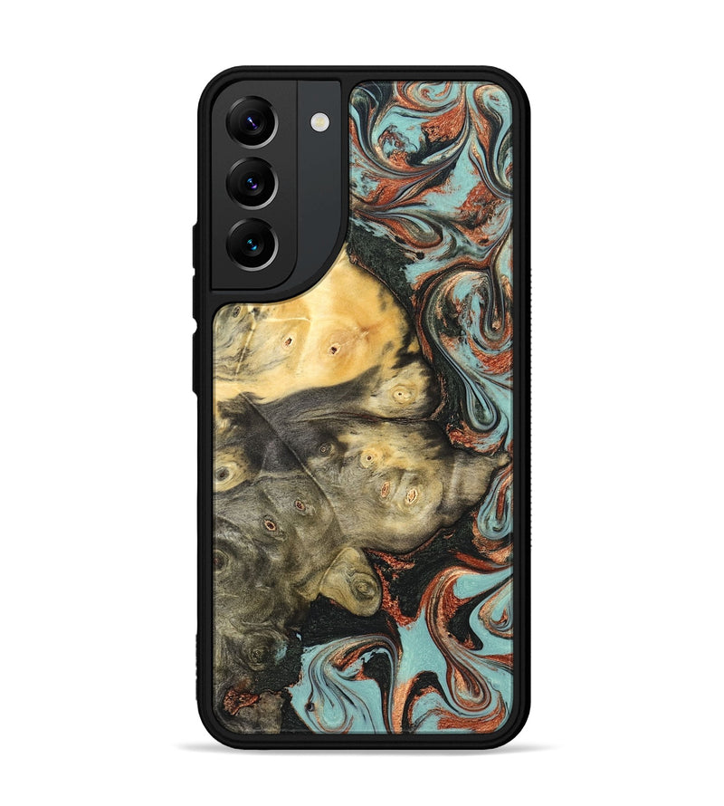 Galaxy S22 Plus Wood Phone Case - Johana (Green, 823174)