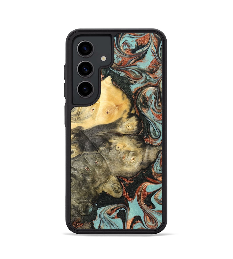 Galaxy S24 Wood Phone Case - Johana (Green, 823174)