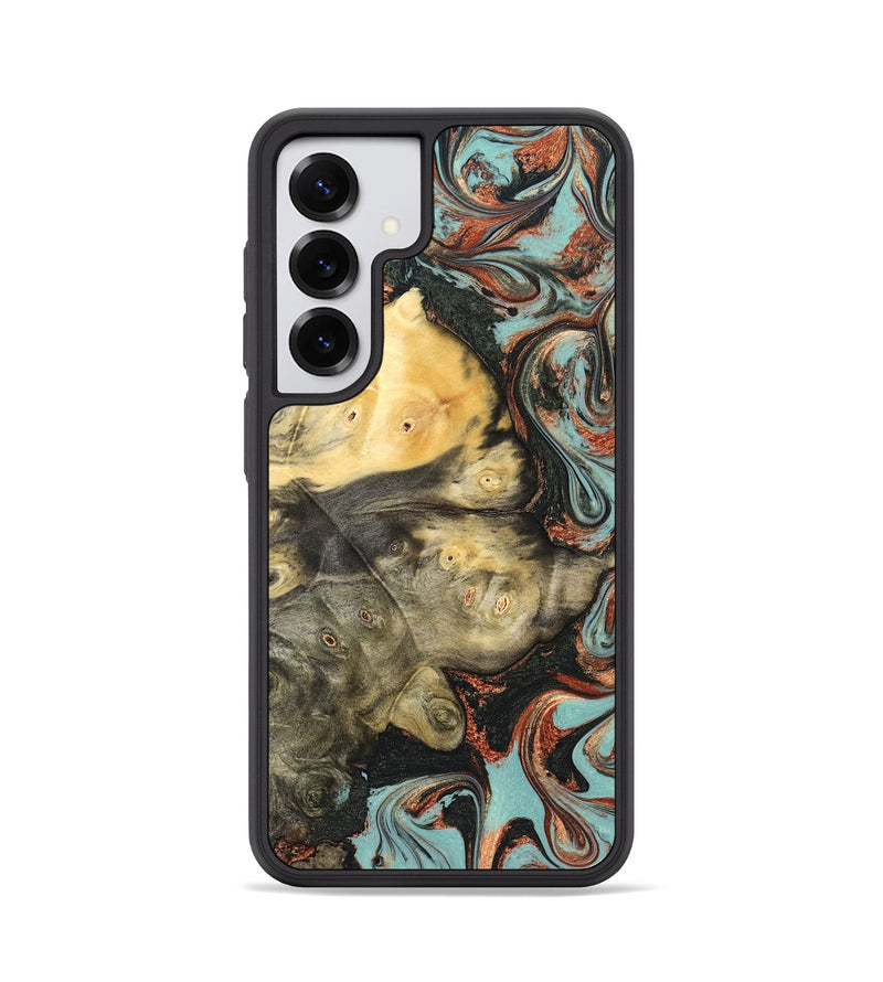 Galaxy S25 Wood Phone Case - Johana (Green, 823174)