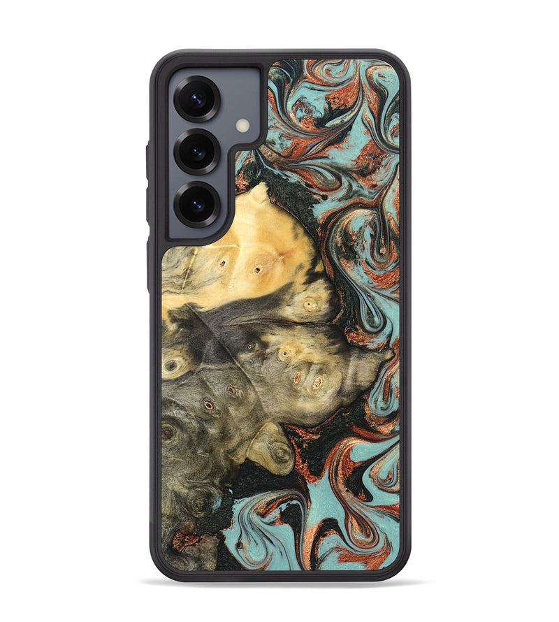 Galaxy S25 Plus Wood Phone Case - Johana (Green, 823174)