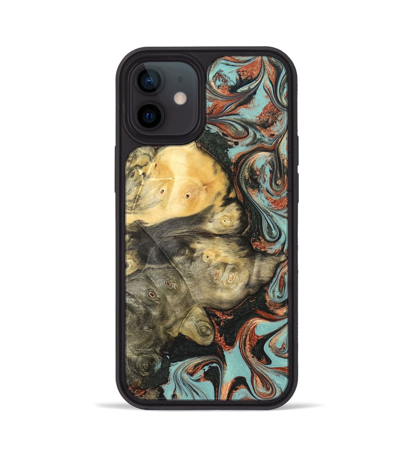 iPhone 12 Wood Phone Case - Johana (Green, 823174)