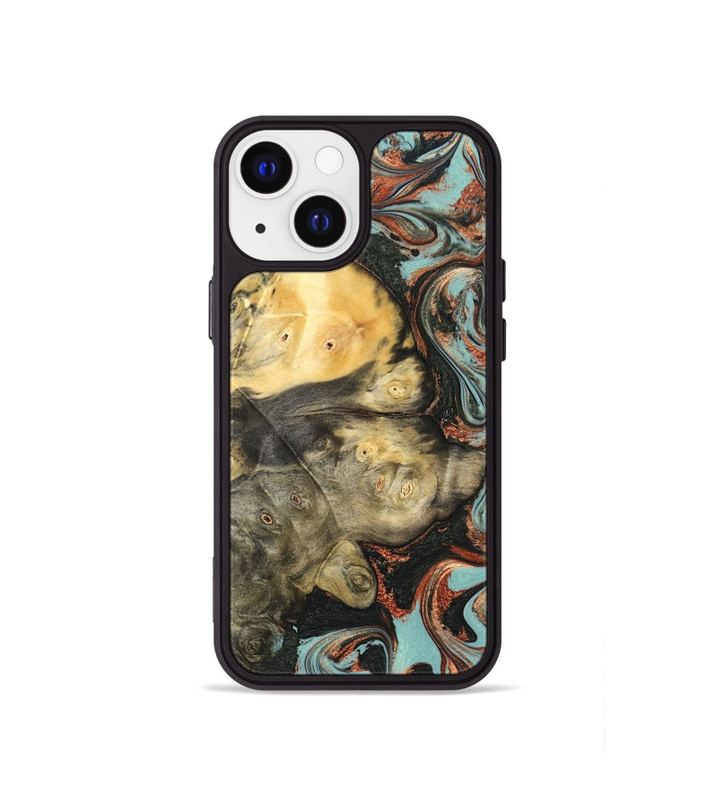 iPhone 13 mini Wood Phone Case - Johana (Green, 823174)