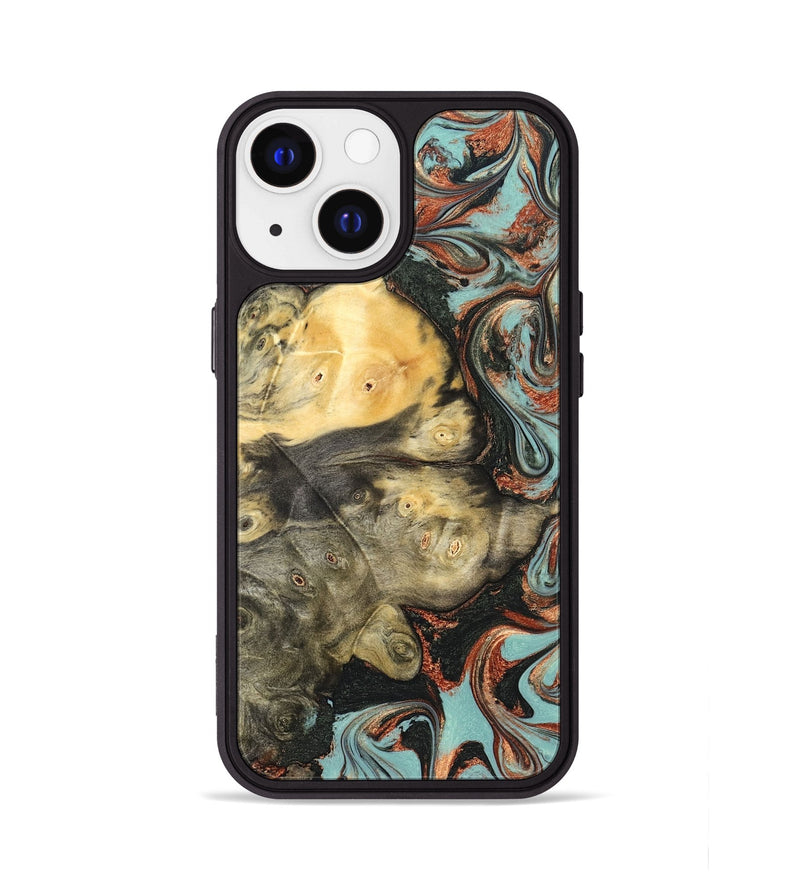 iPhone 13 Wood Phone Case - Johana (Green, 823174)