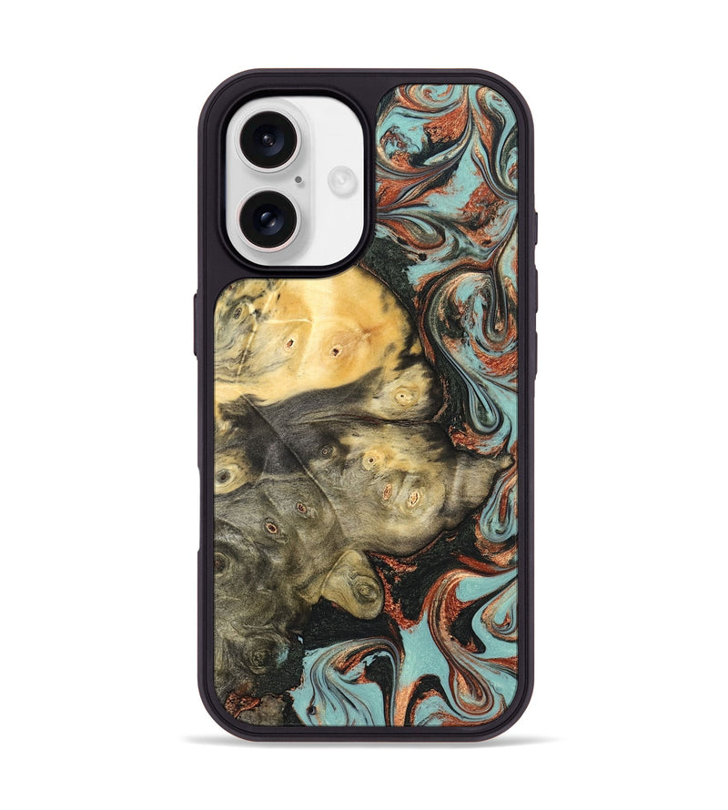 iPhone 17 Wood Phone Case - Johana (Green, 823174)