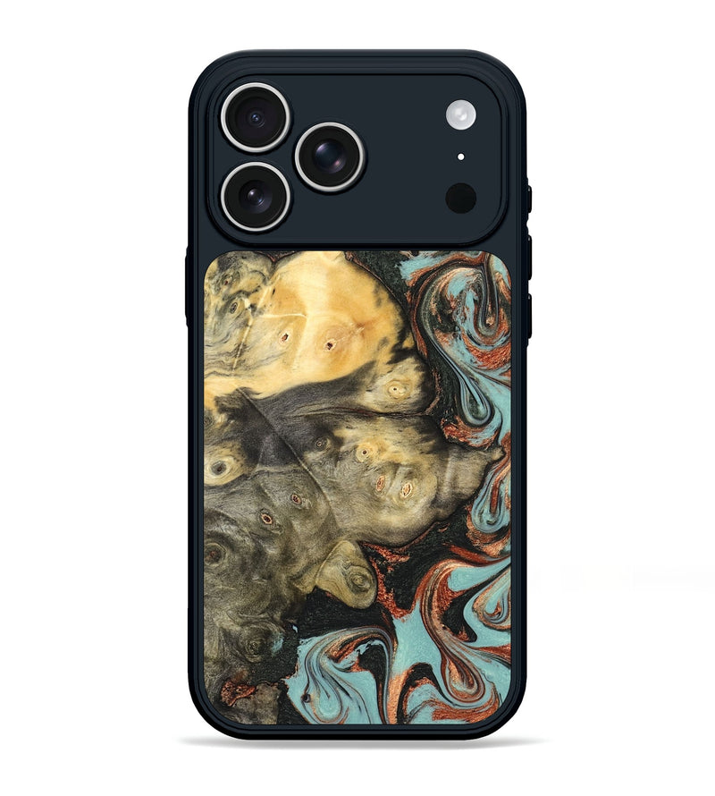 iPhone 17 Pro Max Wood Phone Case - Johana (Green, 823174)