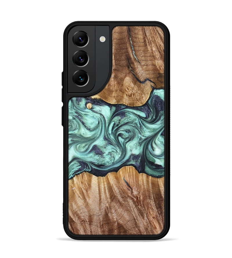 Galaxy S22 Plus Wood Phone Case - Mat (Green, 823179)