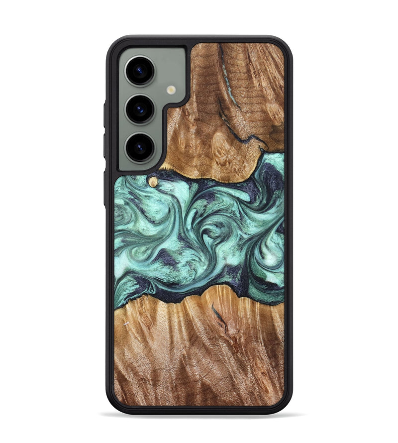 Galaxy S24 Plus Wood Phone Case - Mat (Green, 823179)