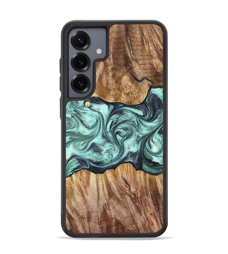 Galaxy S25 Plus Wood Phone Case - Mat (Green, 823179)