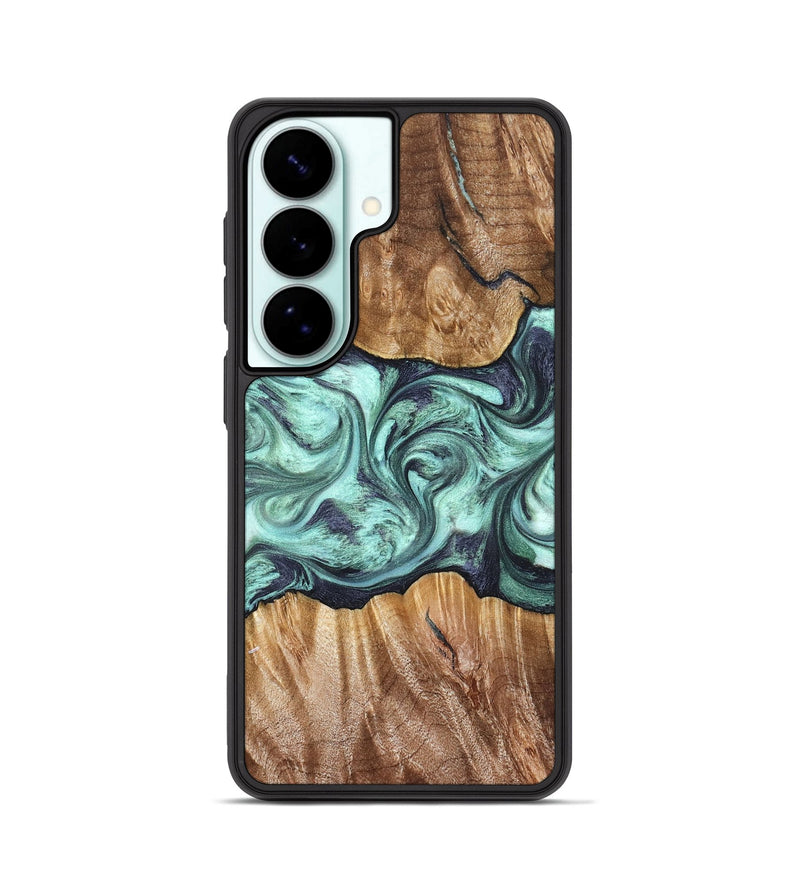 Galaxy S26 Wood Phone Case - Mat (Green, 823179)