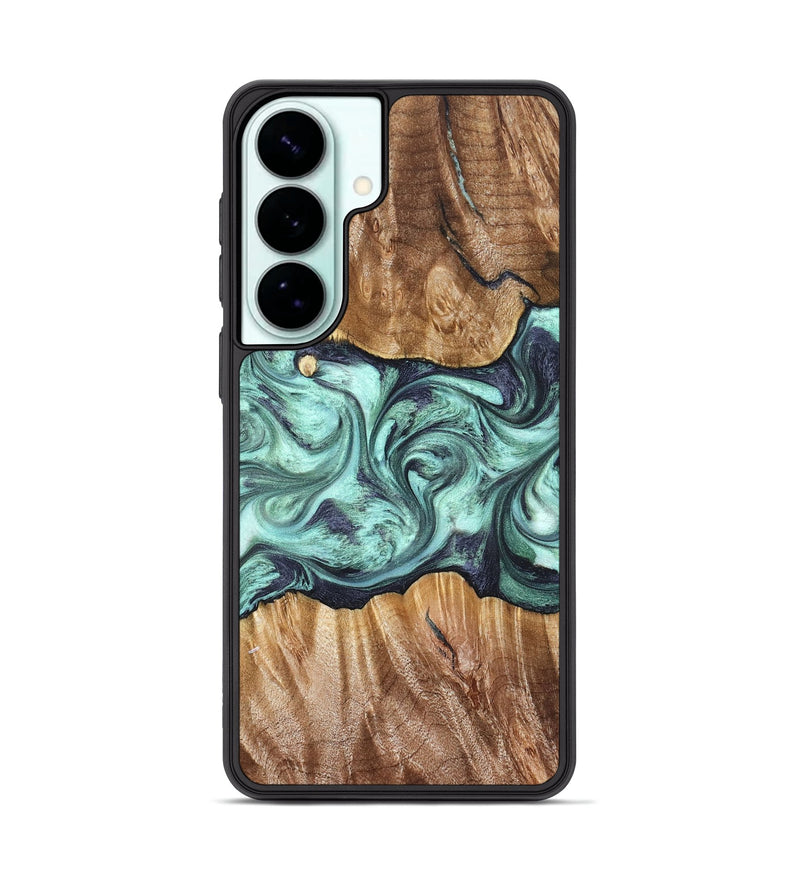 Galaxy S26 Plus Wood Phone Case - Mat (Green, 823179)
