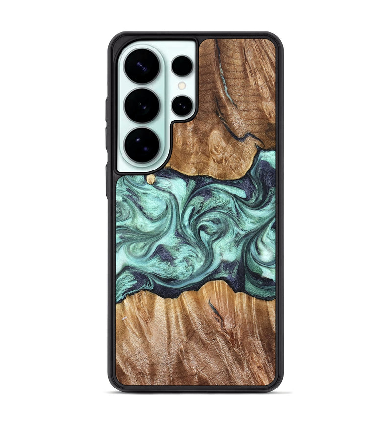 Galaxy S26 Ultra Wood Phone Case - Mat (Green, 823179)