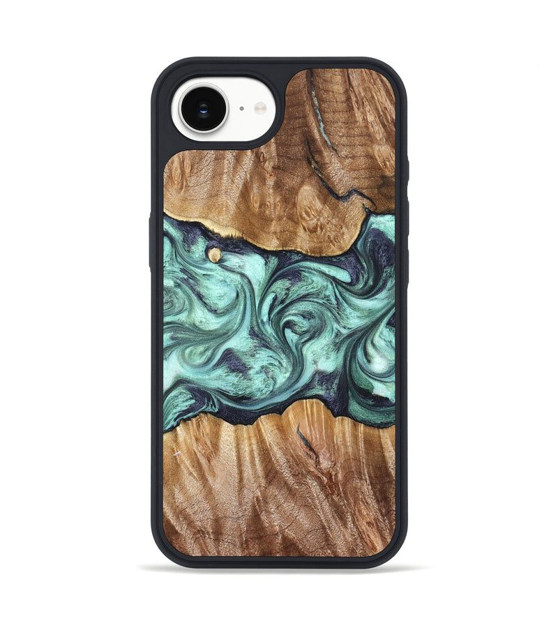 iPhone 17e Wood Phone Case - Mat (Green, 823179)